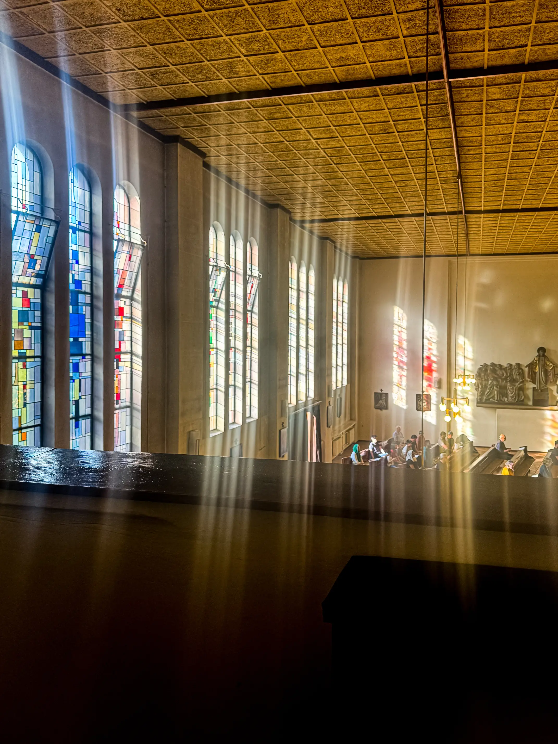 Lichteinfall in St. Antonius Berlin